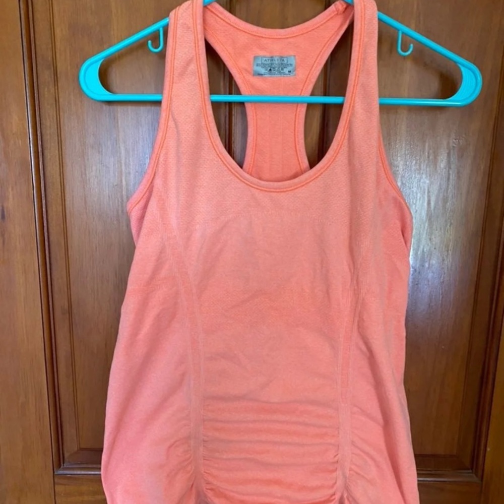 Athleta Orange Running/Cycling tank top Medium